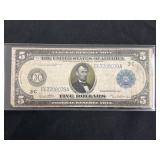 1914 $5 Large Note