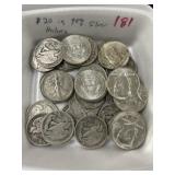 $20 In 90% Silver Halves