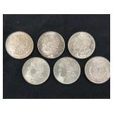 (6) 1921 Morgans