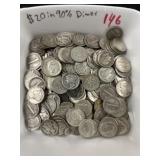$20 In 90% Dimes