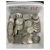 $20 in 90% Silver Quarters