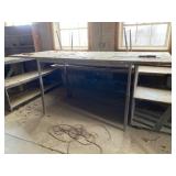 Metal Framed Work Table