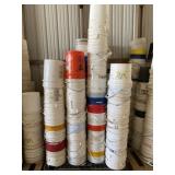 Skid of Plastic 5 Gallon Buckets