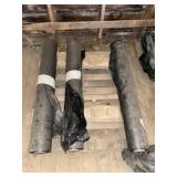 (3) Rolls of 48" Plastic Sheeting