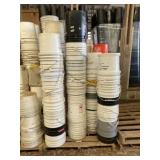 Skid of Plastic 5 Gallon Buckets