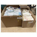 (2) Boxes of Table Linens and Textiles