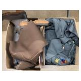 (2) Boxes of Waders and Military Clothing