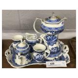 Contemporary Transferware Tea Service