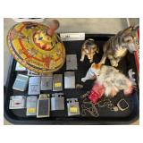 Vintage Lighters, Top, Porcelain Figurines