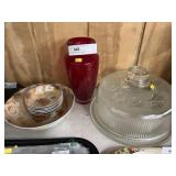 Cake Server, Vase, Chinaware