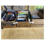 (3) Boxes of Magazines and Books