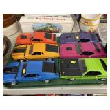 (6) 1:18 Scale Diecast Cars