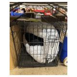 21" Dog Crate with Dog Bed