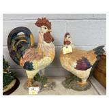 Composition Hen and Rooster