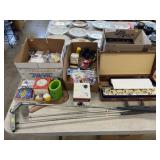 Trading Cards, Dominoes, Golf Clubs