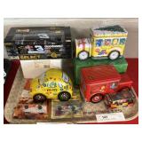 Candy Tins and Diecast Toy Vehicles