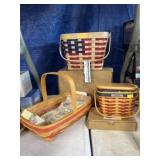 (3) Longaberger Baskets