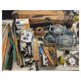 Porch Lights, Fishing Reels, Pruning Shears