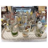 (15) Vintage Pepsi Character Glasses