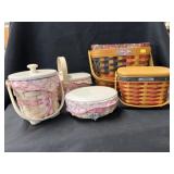 (5) Longaberger Baskets