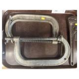 (2) 8" C-Clamps with Pipe Wrench