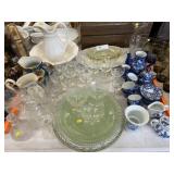 Stemware, Pitcher and Bowl, Chinaware