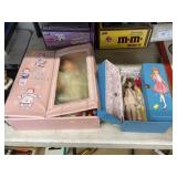 (2) Vintage Dolls with Cases