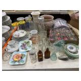 Christmas Ornaments, Bottles, Chinaware