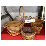 (5) Longaberger Baskets