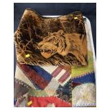 Tapestry with Crazy Patchwork Quilt Top