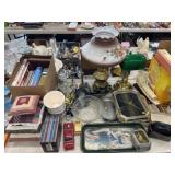 Table Lights, Wall Clocks, Books