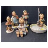 (5) Hummel Figurines