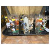 (15) Vintage Pepsi Character Glasses