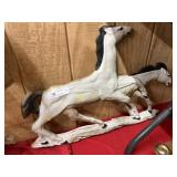 Composition Running Horse Wall Plaque