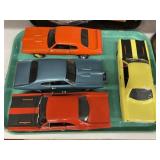 (4) 1:18 Scale Diecast Cars