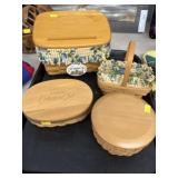 (4) Longaberger Baskets