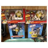 (4) M&M Candy Dispensers