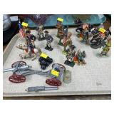 Cast Lead and Plastic Toy Soldiers
