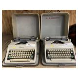 (2) Vintage Olympia Typewriters
