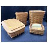 (4) Longaberger Baskets