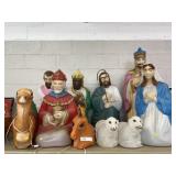 Blow Mold Nativity Scene