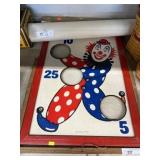 Vintage Bean Bag Toss Game & Map of Pennsylvania