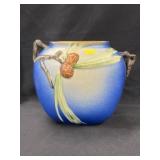 Roseville Blue Pinecone Pillow Vase