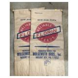 (2) Florin (PA) Feed Bags
