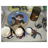 Candleholders and German Plates