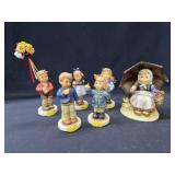 (5) Hummel Figurines