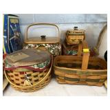 (5) Longaberger Baskets