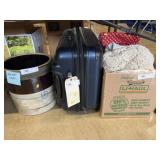 Storage Crock, Suitcase, Textiles