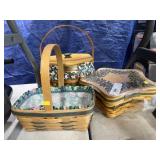 (3) Longaberger Baskets
