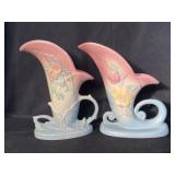 (2) Hull Art Pottery Vases